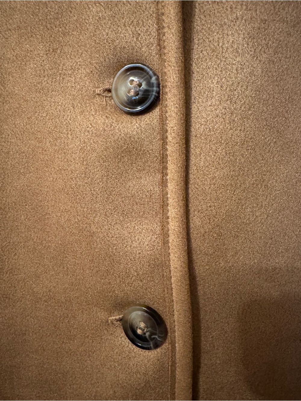 H&M Divided Camel Tan Suede-Look Cropped Jacket - Picture 3 of 6